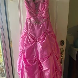 Pink prom dress